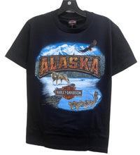 Load image into Gallery viewer, HOUSE OF HARLEY-DAVIDSON CUSTOM CROSSROAD SHORT-SLEEVE T-SHIRT BLACK