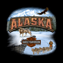 Load image into Gallery viewer, HOUSE OF HARLEY-DAVIDSON CUSTOM CROSSROAD LONG-SLEEVE T-SHIRT IN BLACK