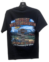 Load image into Gallery viewer, HOUSE OF HARLEY-DAVIDSON CUSTOM CROSSROAD SHORT-SLEEVE T-SHIRT BLACK