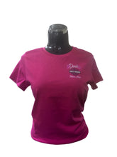 Load image into Gallery viewer, Denali Harley-Davidson Snowy Lights Fuchsia Ladies T-shirt *NEW*