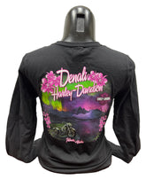 Load image into Gallery viewer, DENALI HARLEY-DAVIDSON SNOWY LIGHTS BLACK LONG-SLEEVE SHIRT