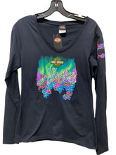 Load image into Gallery viewer, HOUSE OF HARLEY-DAVIDSON LADIES CUSTOM LONG SLEEVE T-SHIRT