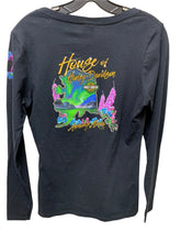 Load image into Gallery viewer, HOUSE OF HARLEY-DAVIDSON LADIES CUSTOM LONG SLEEVE T-SHIRT