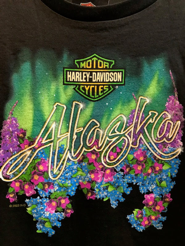 HOUSE OF HARLEYDAVIDSON LADIES CUSTOM TSHIRT NEW Harley Alaska