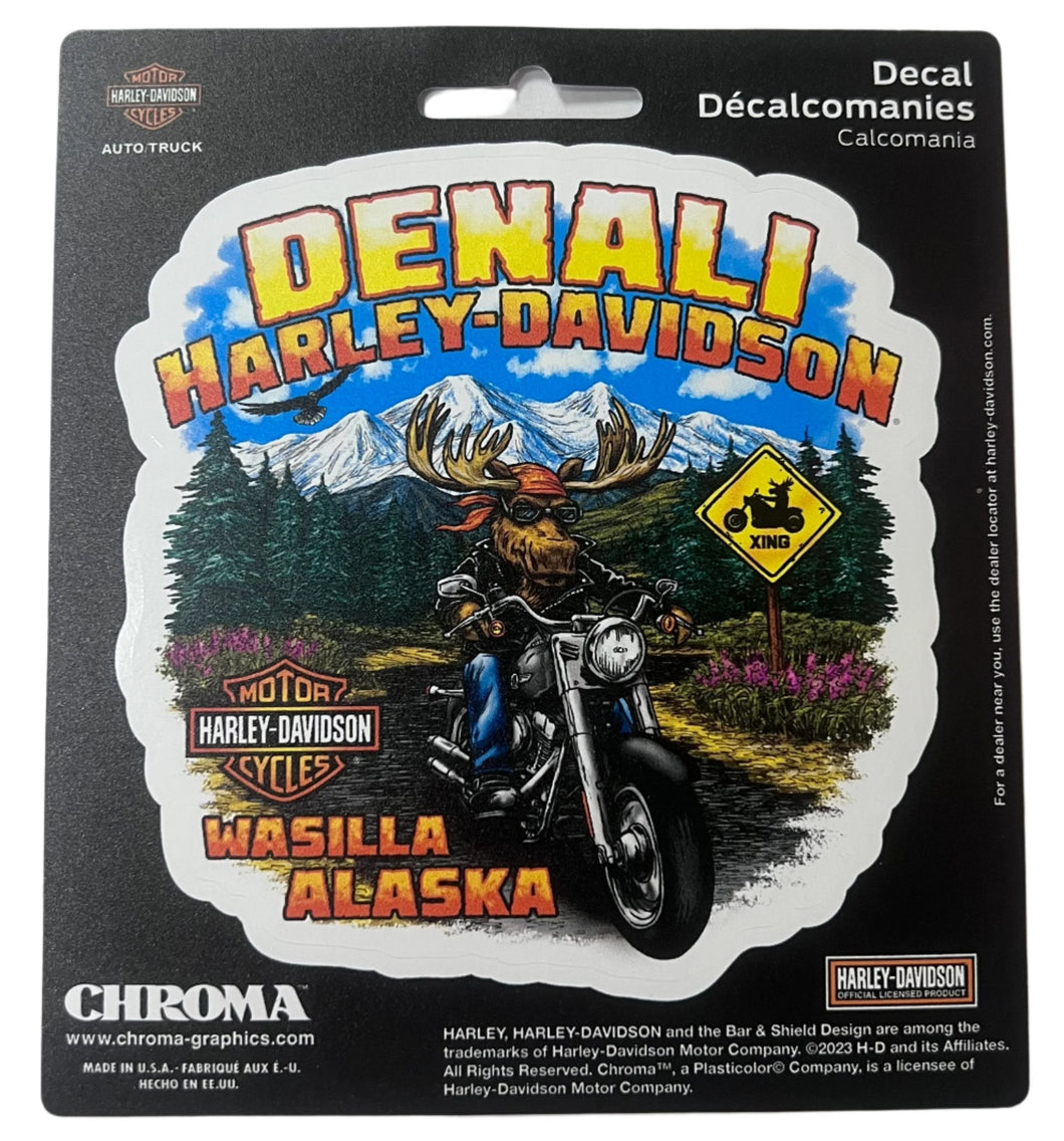 DENALI MOOSECYCLES DECAL