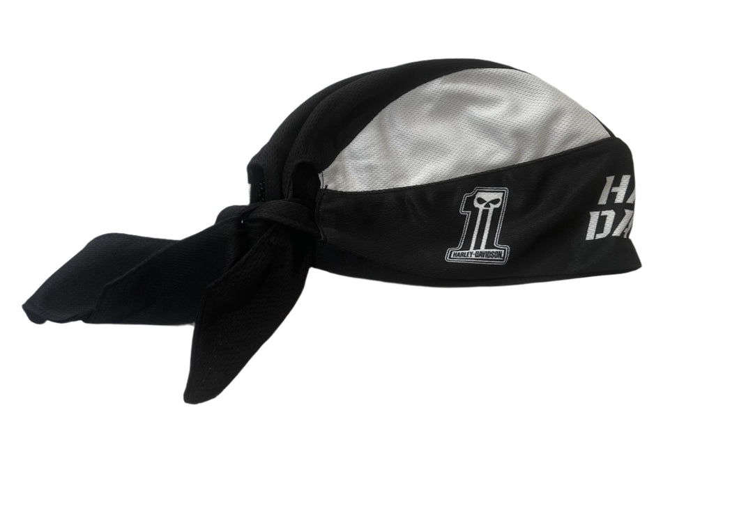 DENALI HARLEY-DAVIDSON WHITE AND BLACK HEADWRAP