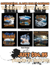 Load image into Gallery viewer, SOUTHCENTRAL ALASKA HARLEY-DAVIDSON T-SHIRT GIFT PACK
