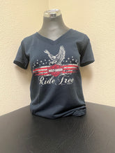 Load image into Gallery viewer, HOUSE OF HARLEY-DAVIDSON NAVY BLUE WOMANS T-SHIRT
