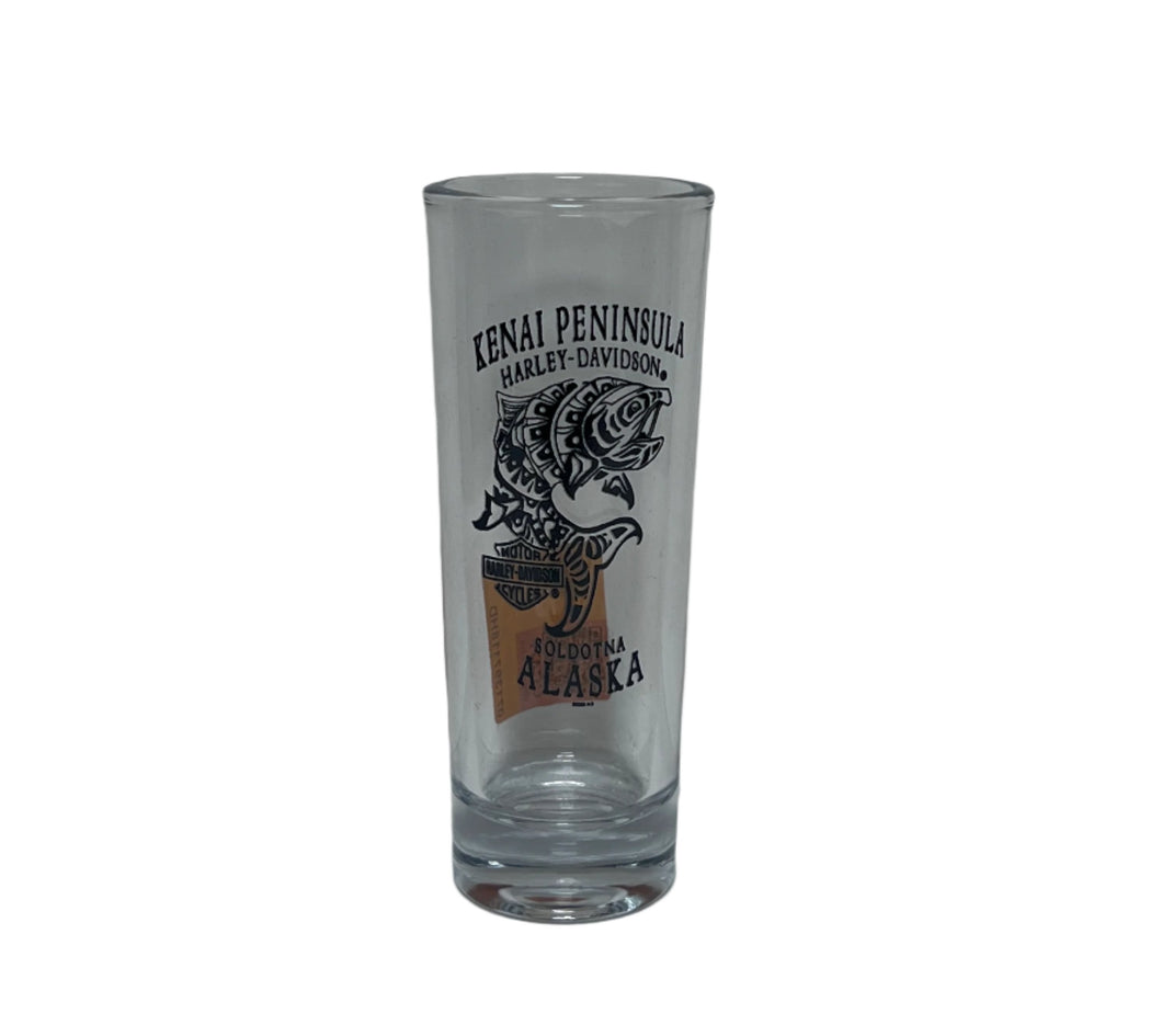 KENAI SHOT GLASS TRIBAL FISH