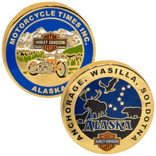 Load image into Gallery viewer, HARLEY ALASKA CHALLENGE COIN
