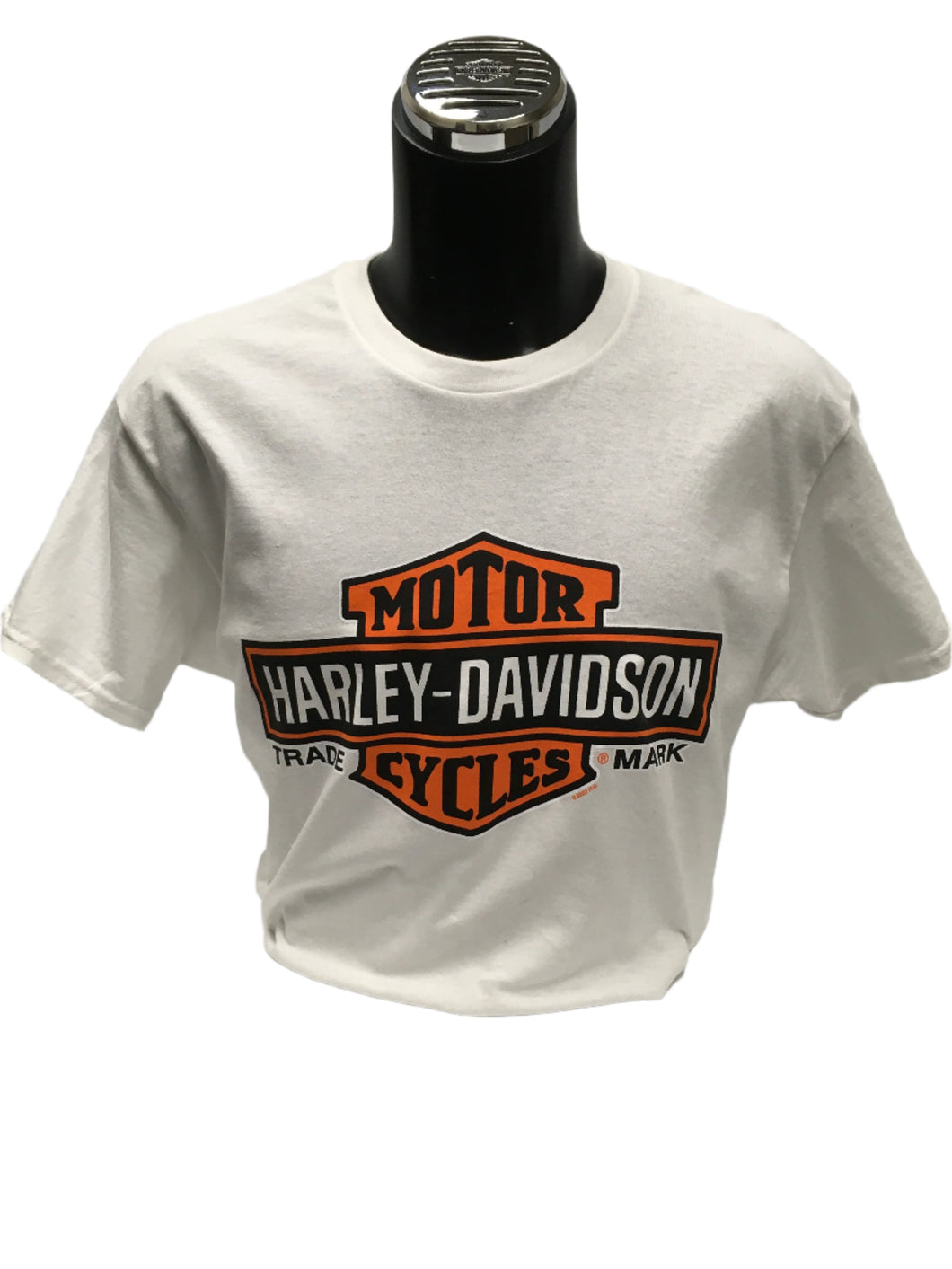 Denali Harley Davidson White Bar & Shield T-shirt