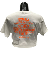 Load image into Gallery viewer, Denali Harley Davidson White Bar &amp; Shield T-shirt
