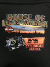 Load image into Gallery viewer, House of Harley-Davidson Black Bar and Shield pocket T-shirt
