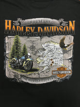 Load image into Gallery viewer, House Of Harley-Davidson Bar and Shield Outline Short Sleeve T-Shirt
