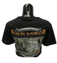 Load image into Gallery viewer, House Of Harley-Davidson Bar and Shield Outline Short Sleeve T-Shirt
