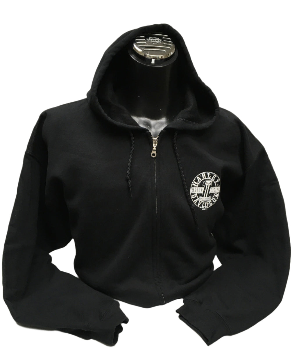 House of Harley-Davidson Black Willie G. #1 Zip up Hoodie Mens