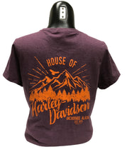 Load image into Gallery viewer, House of Harley-Davidson Purple Womens T-Shirt
