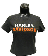 Load image into Gallery viewer, WOMENS ANCHORAGE STACKED HARLEY LOGO T-SHIRT
