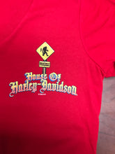 Load image into Gallery viewer, HOUSE OF HARLEY-DAVIDSON WOMEN&#39;S RED YETI SHORT SLEEVED TSHIRT
