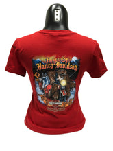 Load image into Gallery viewer, HOUSE OF HARLEY-DAVIDSON WOMEN&#39;S RED YETI SHORT SLEEVED TSHIRT
