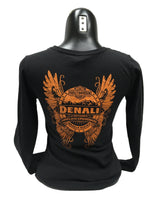 Load image into Gallery viewer, DENALI HARLEY-DAVIDSON BLACK VINTAGE HEART WOMANS LONG SLEEVE
