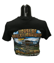 Load image into Gallery viewer, HOUSE OF HARLEY CUSTOM CROSSROAD T-SHIRT IN BLACK
