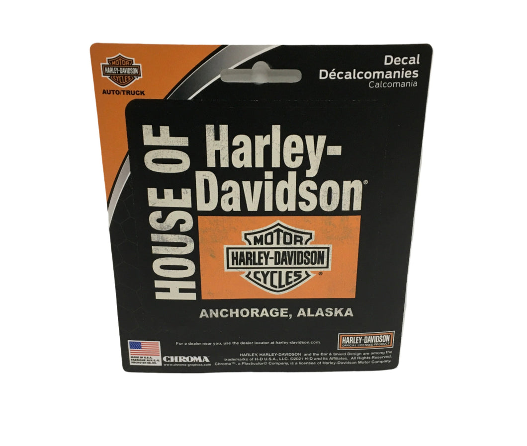 HOUSE OF HARLEY-DAVIDSON DECAL