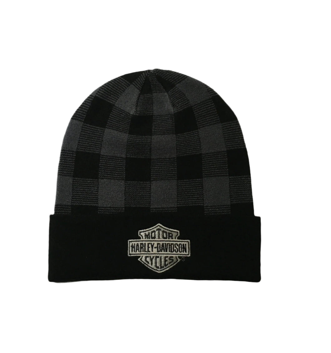 House of Harley-Davidson Flannel Beanie