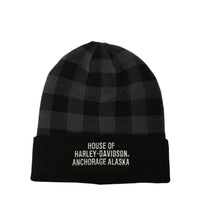 Load image into Gallery viewer, House of Harley-Davidson Flannel Beanie
