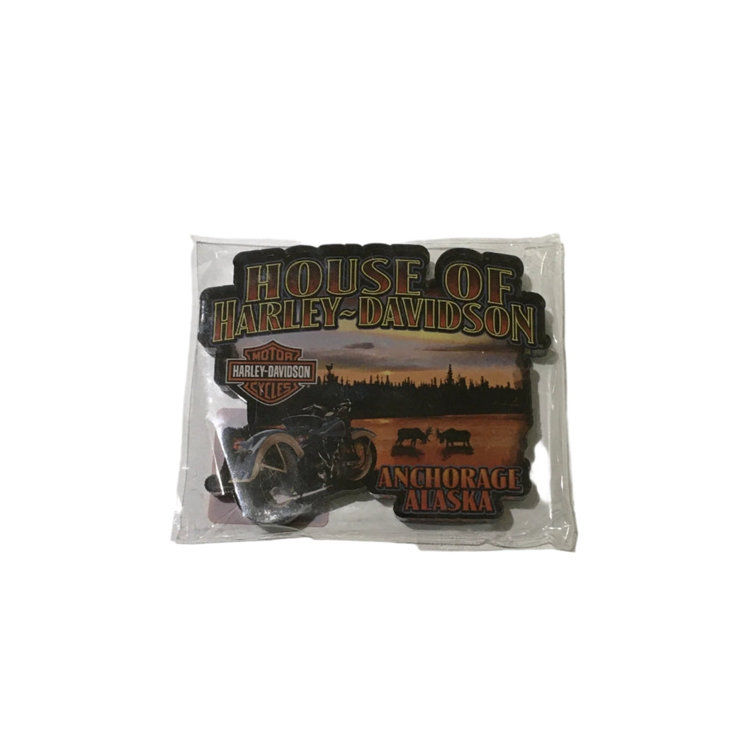 House Of Harley-Davidson Fighting Moose Magnet