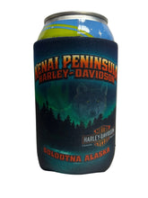 Load image into Gallery viewer, KENAI PENINSULA HARLEY-DAVIDSON CAN FLAT KOOZIE
