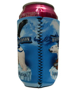 Load image into Gallery viewer, HOUSE OF HARLEY-DAVIDSON POLAR BEAR &amp; EAGLE CUSTOM CAN KOOZIE
