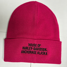 Load image into Gallery viewer, HOUSE OF HARLEY-DAVIDSON PINK BEANIE
