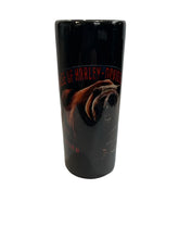 Load image into Gallery viewer, ANCHORAGE HOUSE OF HARLEY-DAVIDSON MEAN GRIZZLY TALL SHOT GLASS
