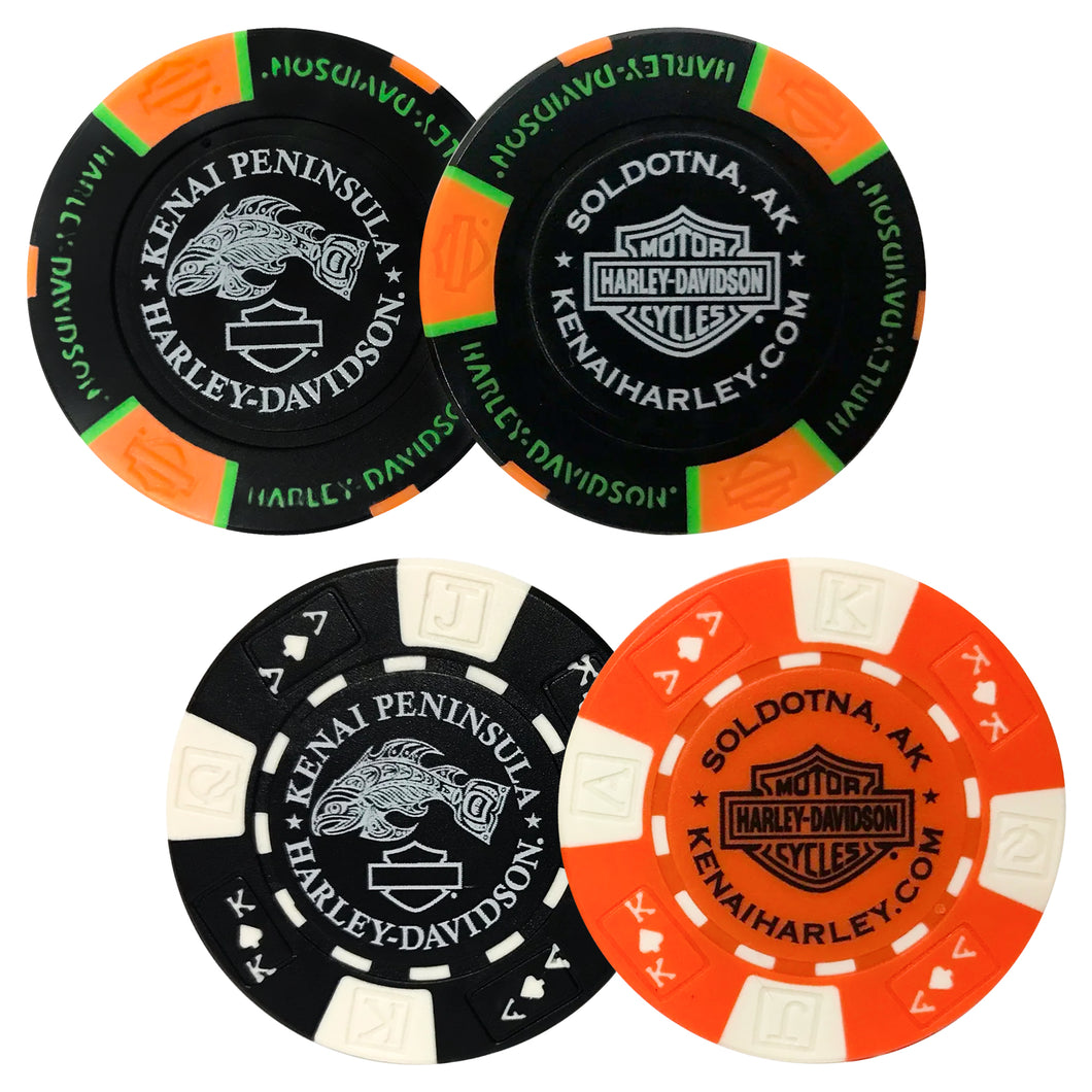 KENAI PENINSULA POKER CHIPS