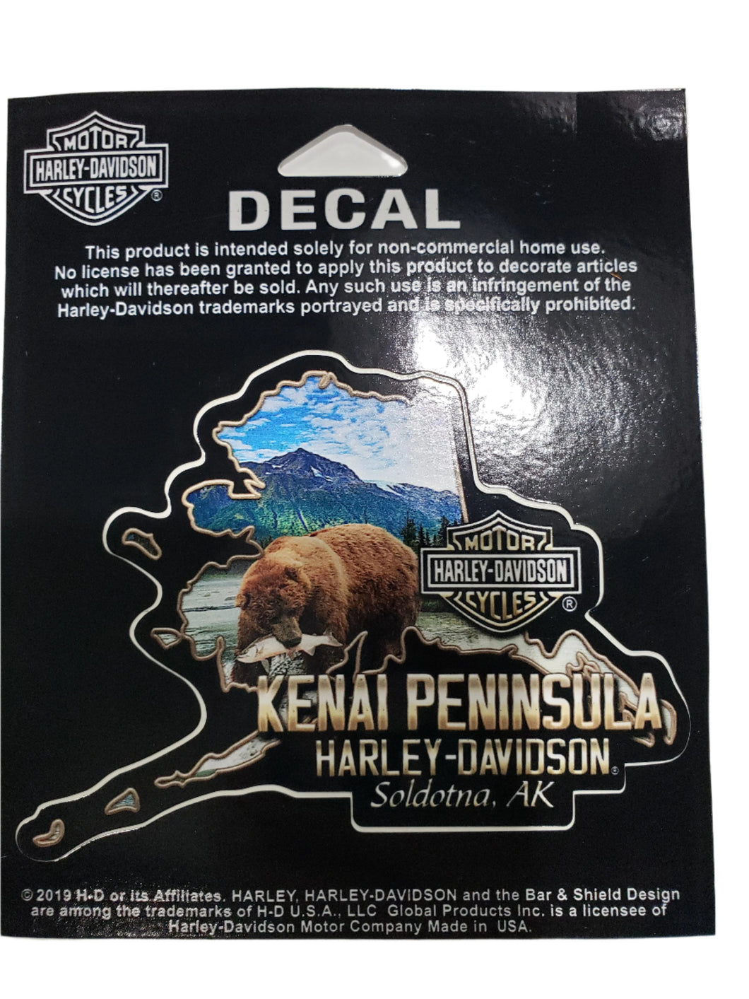 KENAI PENINSULA ALASKAN BEAR DEALER DECAL