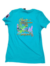 Load image into Gallery viewer, HOUSE OF HARLEY-DAVIDSON LADIES CUSTOM TEAL T-SHIRT
