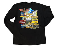 Load image into Gallery viewer, DENALI HARLEY-DAVIDSON TRAIN MAP CUSTOM LONG SLEEVE T-SHIRT
