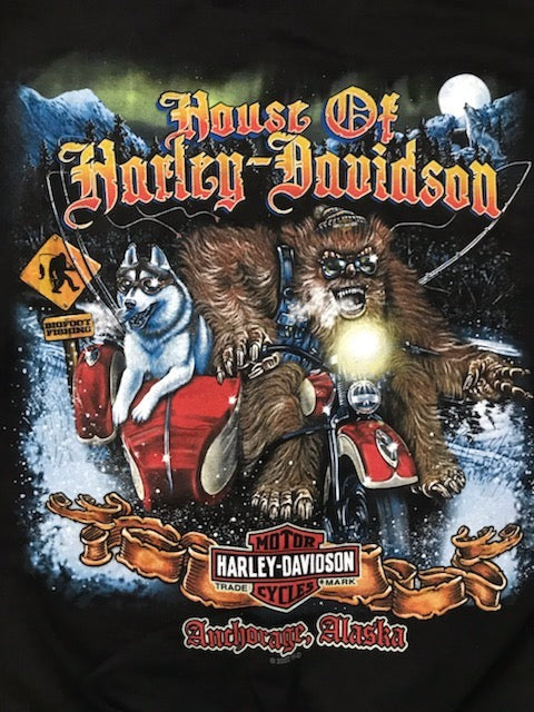 HOUSE OF HARLEY-DAVIDSON BLACK YETI PULLOVER HOODIE